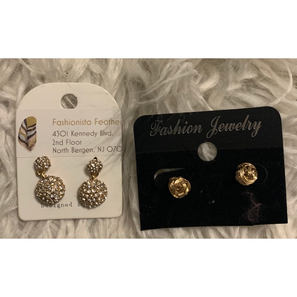 NWT 2 PAIRS EARRINGS
